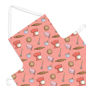 Pink Kawaii Baker Chef Kitchen Apron